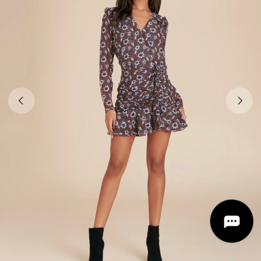 NWT Veronica Beard Anjali Ruched Minidress Size 22